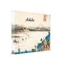 Aikidojapankampsport Canvasduk Med Gallerikvalitet
