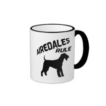 Airedales härskar kaffe kopp