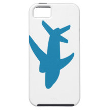 Airplaine Silhoutte klassiker iPhone 5 Skal