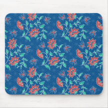 Aiyana blom- Batik Mousepad Musmattor