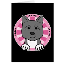 Akita Hälsningskort