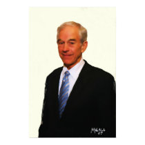 AkrylRon Paul tryck affischer