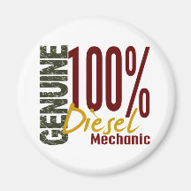 Äkta diesel- mekaniker kylskåpsnagnet