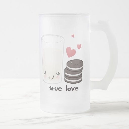 Äkta kärlek kaffe koppar