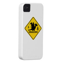 Akta sig av drakar som att varna undertecknar Case-Mate iPhone 4 fodral