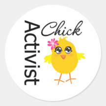 Aktivistchick Klistermärke