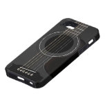 Akustisk gitarrsvart iPhone 5 Case-Mate fodraler