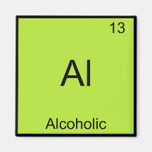 Al - alkoholiseradt roligt kemiinslagsymbol magneter