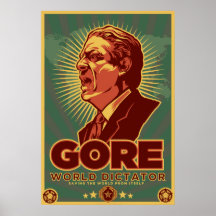 Al Gore för den skräddarsy diktatoraffischen -