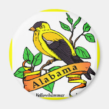 alabama kylskåpsnagnet