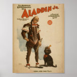Aladdin Jr, "Rambo och för katten" Retro teater Affisch