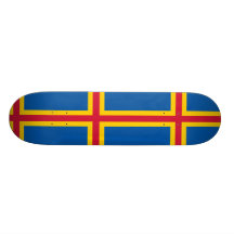 Aland Finland flagga Skate Board Decks
