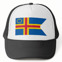Åland Finland sjunker Trucker Keps