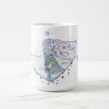 Alaskabo havsMaid med havsvarelser Kaffe Mugg