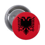 Albanien flagga nål