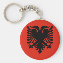 Albanien flagga nyckel ringar