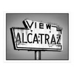 Alcatraz undertecknar vykortet