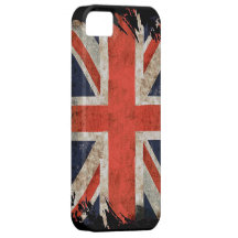 Åldras strimlat fackligt fodral för jackiphone 5 iPhone 5 cover