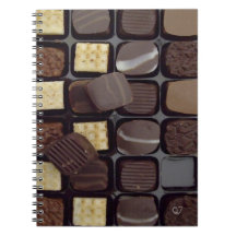 aldrig en dag utan choklad anteckningsböcker