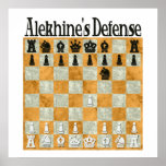 Alekhines försvar posters