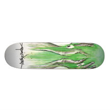 Alex Pardee "giftliga Lazyface ", Skate Board Deck
