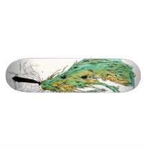 Alex Pardee "migrän ", Skate Deck