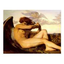 Alexandre Cabanel - stupad ängel Vykort