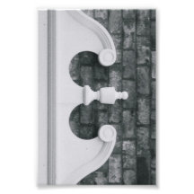 Alfabetbrevfotografi E6 svartvit 4x6