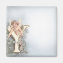 AlfabetCherub Kylskåpmagneter