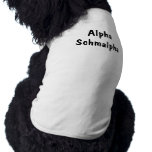 AlfabetiskSchmalpha hund tröja