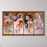 Alfons Mucha ~ affischen för fyra säsonger