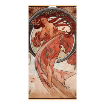 Alfons Mucha dans Anpassade Foto Kort