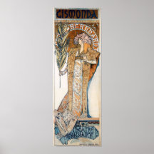 Alfons Mucha Gismonda Affisch