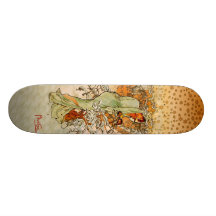 Alfons Mucha vinterSkateboard