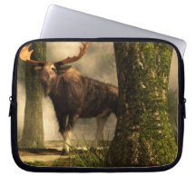 Älg i misten laptopfodral