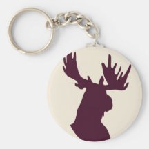 Älg Nyckel Ring