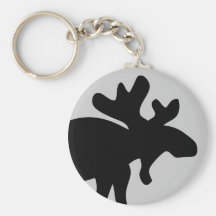 Älg på det löst nyckel ringar