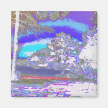Algarve Digital avbildar Magnet För Kylskåp