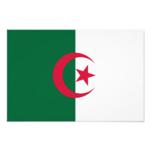 Algeriet - algerisk flagga foto