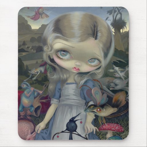 "Alice i en Bosch underland" Mousepad Mus Mattor