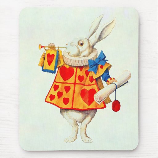 Alice i hjärta för underlandMousepad kanin Mus Mattor