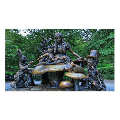 Alice i underland - Central Park NYC Visitkort Mall