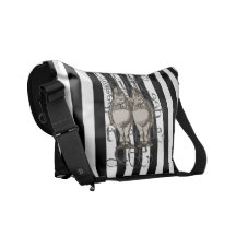 Alice i underland Tweedledum & Tweedledee Grunge Messenger Bag