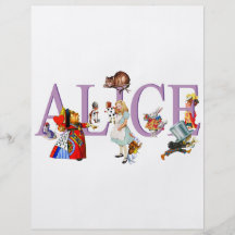 ALICE I UNDERLAND & VÄNNER CUSTOM FLYER