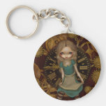 "Alice i urverk" Keychain nyckelringar