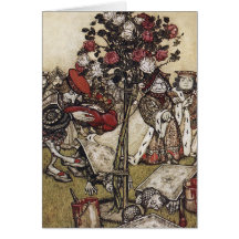 Alice och underland - Arthur Rackham Kort