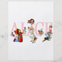 ALICE OCH VÄNNER FLYGBLAD DESIGNS
