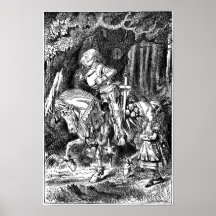 Alice och vitriddaren posters