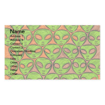 ALIEN FACES BUSINESS CARD