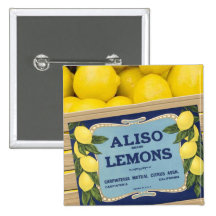 Aliso citroner i en låda nål